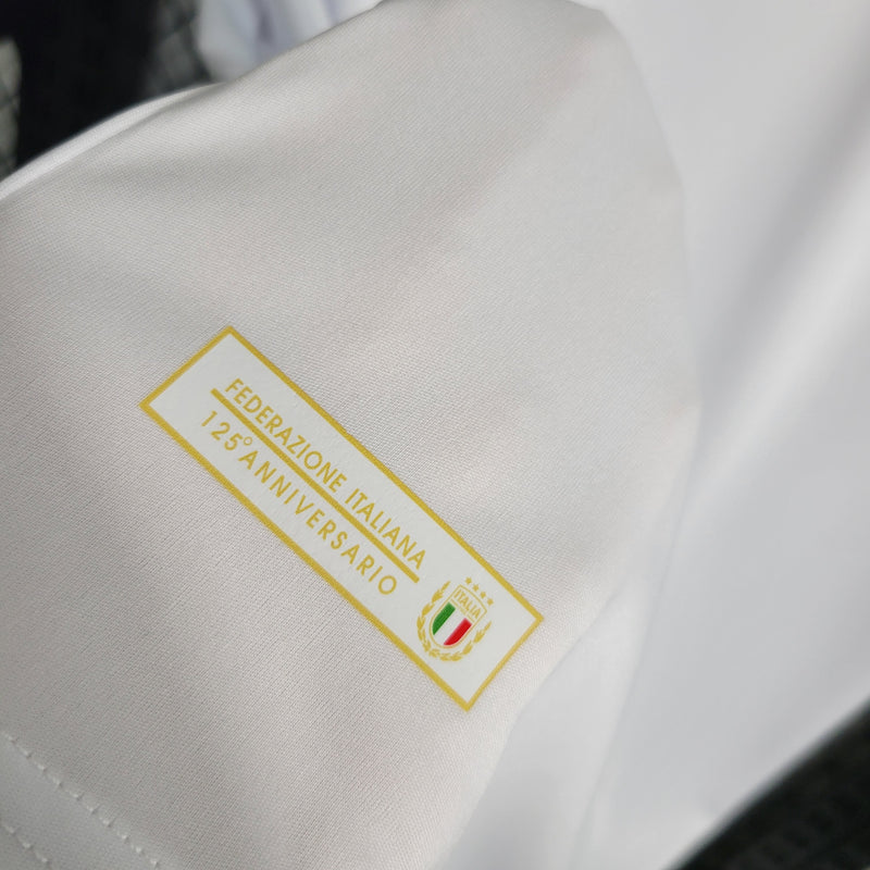 nova camisa da italia branca 125th aniversário edição limitada 2023