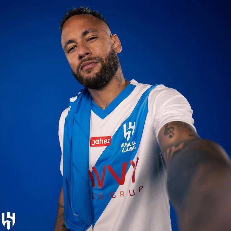 camisa do neymar al hilal branca 2023 2024