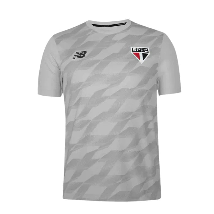 camisa treino sao paulo new balance cinza 2024