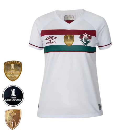 Camisa Feminina Fluminense 2023 Away + PERSONALIZAÇÃO GRÁTIS