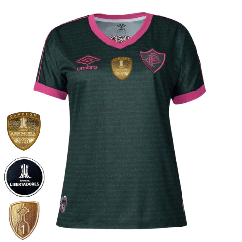 Camisa Feminina Fluminense 2023 Third + PERSONALIZAÇÃO GRÁTIS