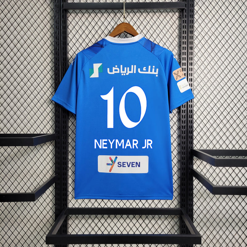 camisa do neymar al hilal home azul 2023 2024