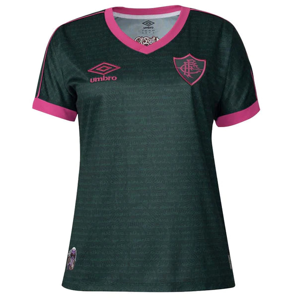 Camisa Feminina Fluminense 2023 Third + PERSONALIZAÇÃO GRÁTIS