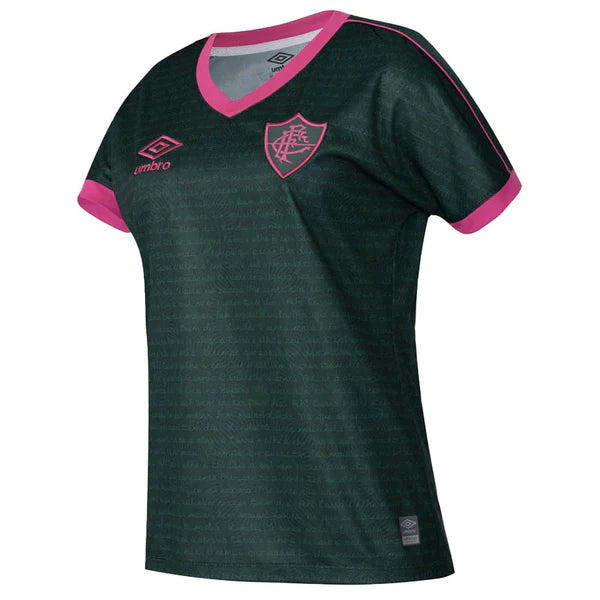 Camisa Feminina Fluminense 2023 Third + PERSONALIZAÇÃO GRÁTIS