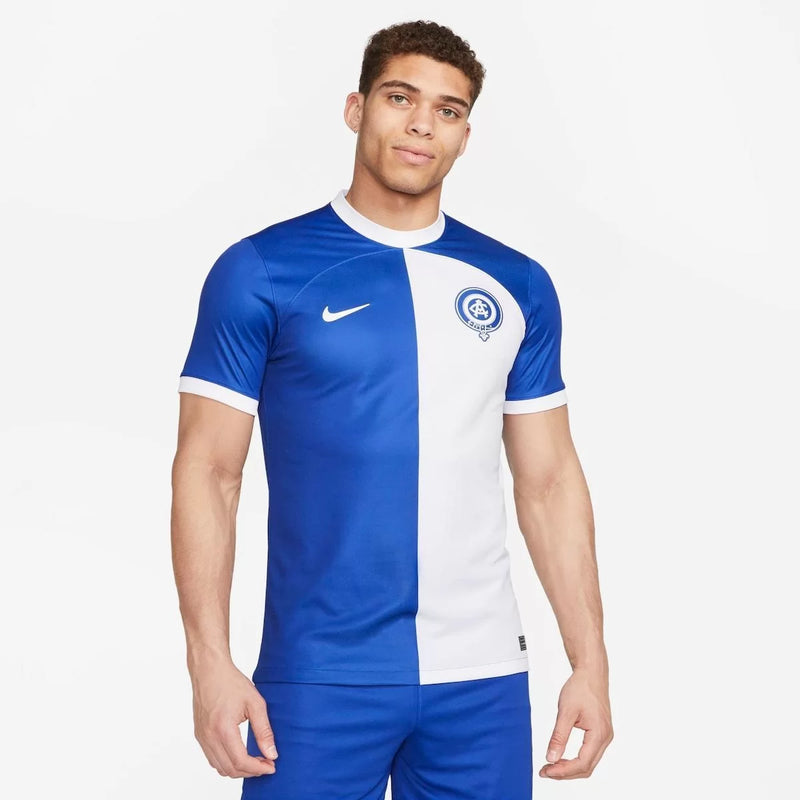 camisa 2 do atletico de madrid azul e branco