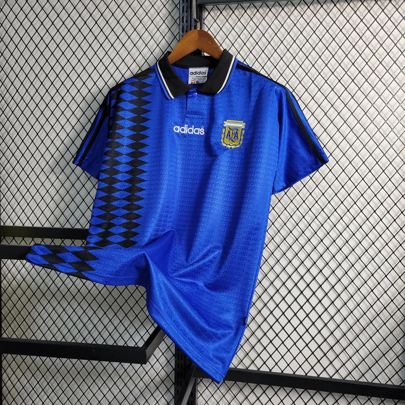 camisa retro argentina maradona messi 1994