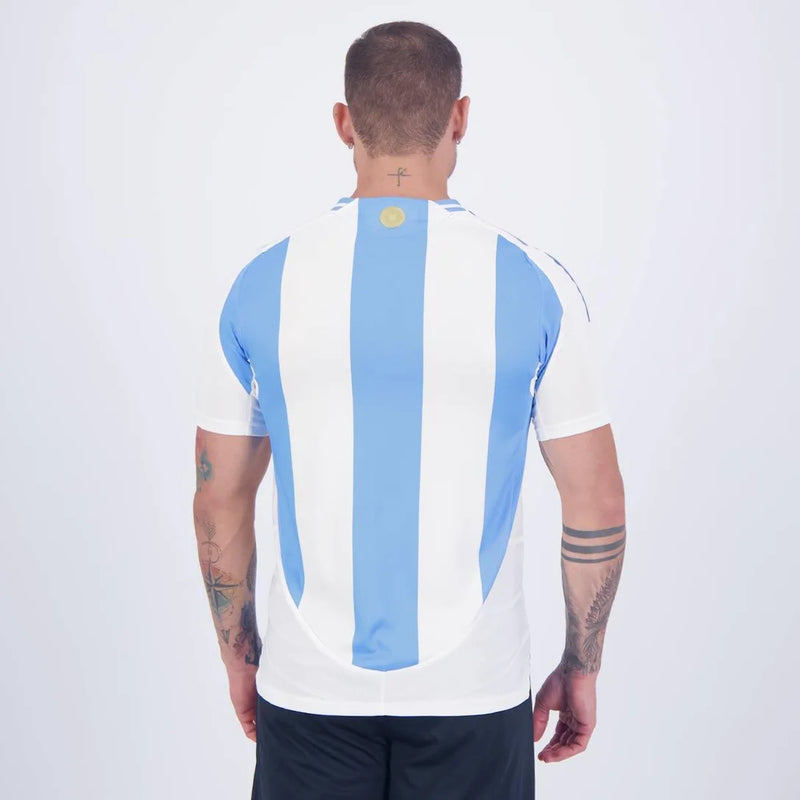 Camisa Argentina Home VERSÃO JOGADOR 2024 + PERSONALIZAÇÃO GRÁTIS