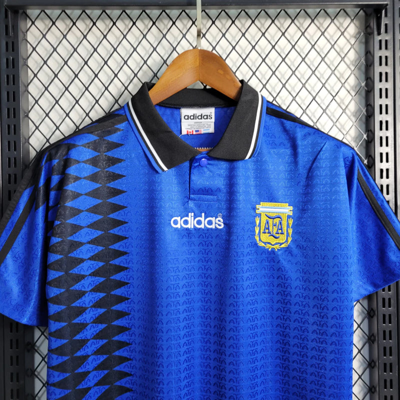 camisa retro argentina maradona messi 1994