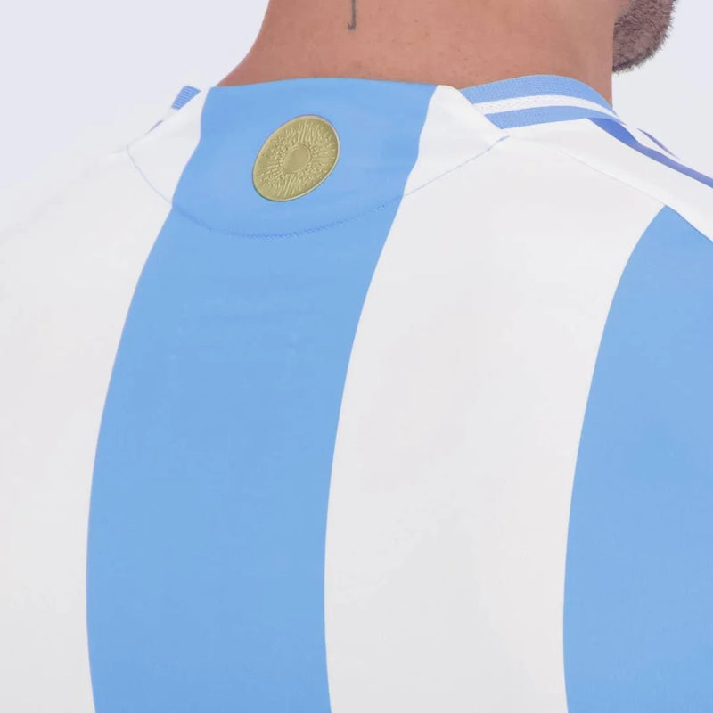 Camisa Argentina Home VERSÃO JOGADOR 2024 + PERSONALIZAÇÃO GRÁTIS