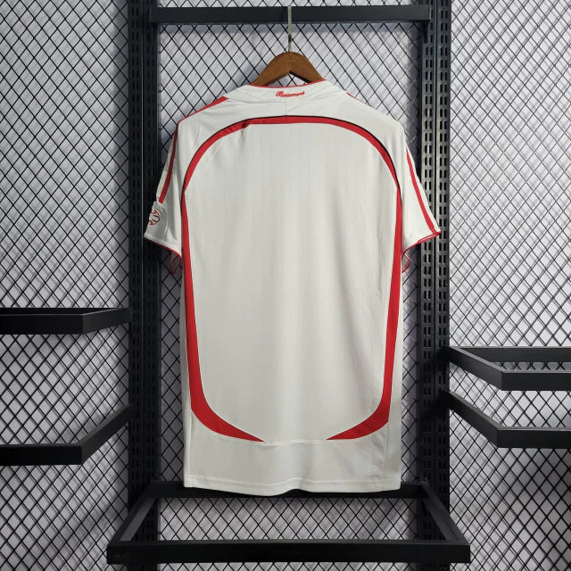 camisa milan retro 2006 branca