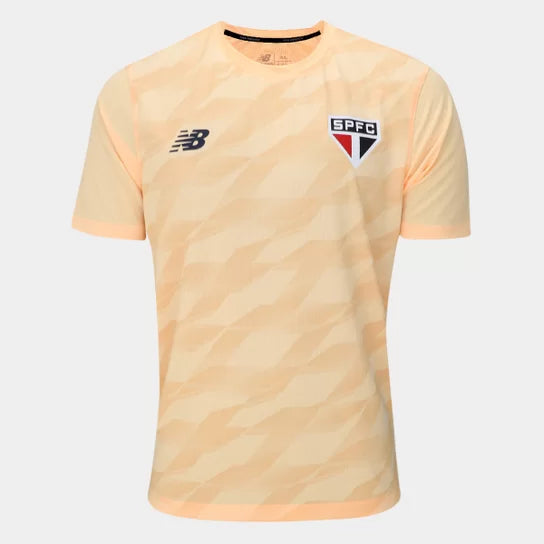 camisa laranja treino sao paulo new balance 2024