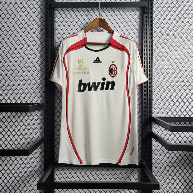 camisa milan retro 2006 branca