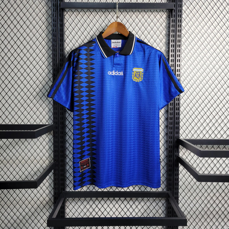 camisa retro argentina maradona messi 1994