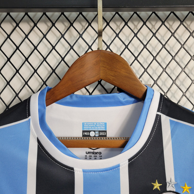 Kit Infantil Umbro Grêmio I - 2023