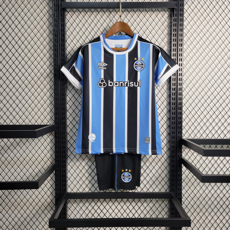 Kit Infantil Umbro Grêmio I - 2023