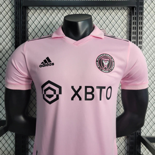 Camisa do Inter Miami versão jogador home rosa 2023