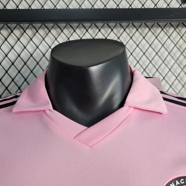 Camisa do Inter Miami versão jogador home rosa 2023