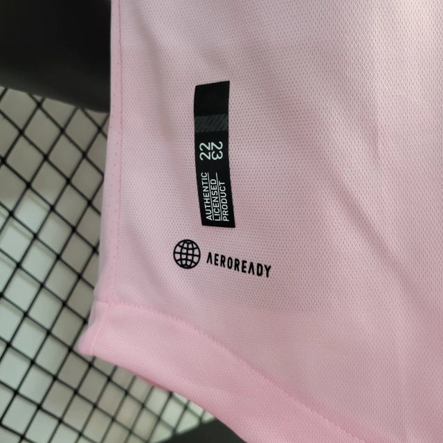 Camisa do Inter Miami versão jogador home rosa 2023