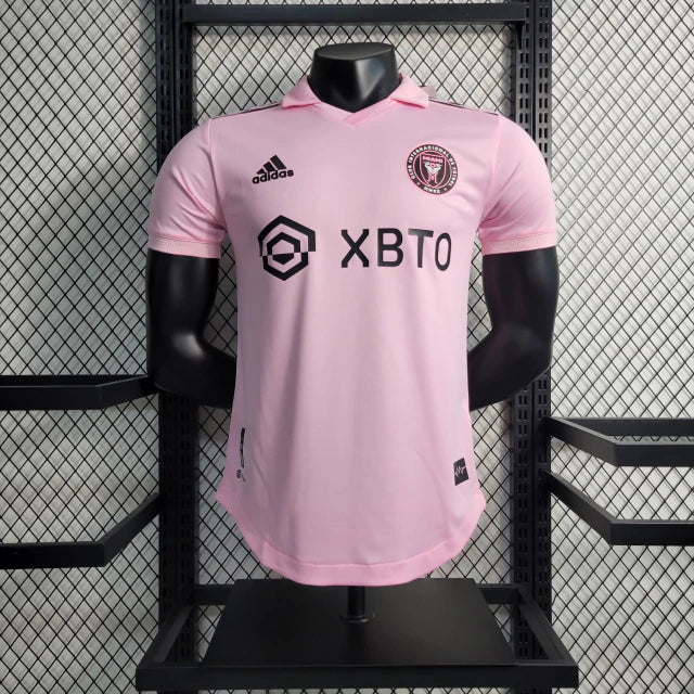 Camisa do Inter Miami versão jogador home rosa 2023