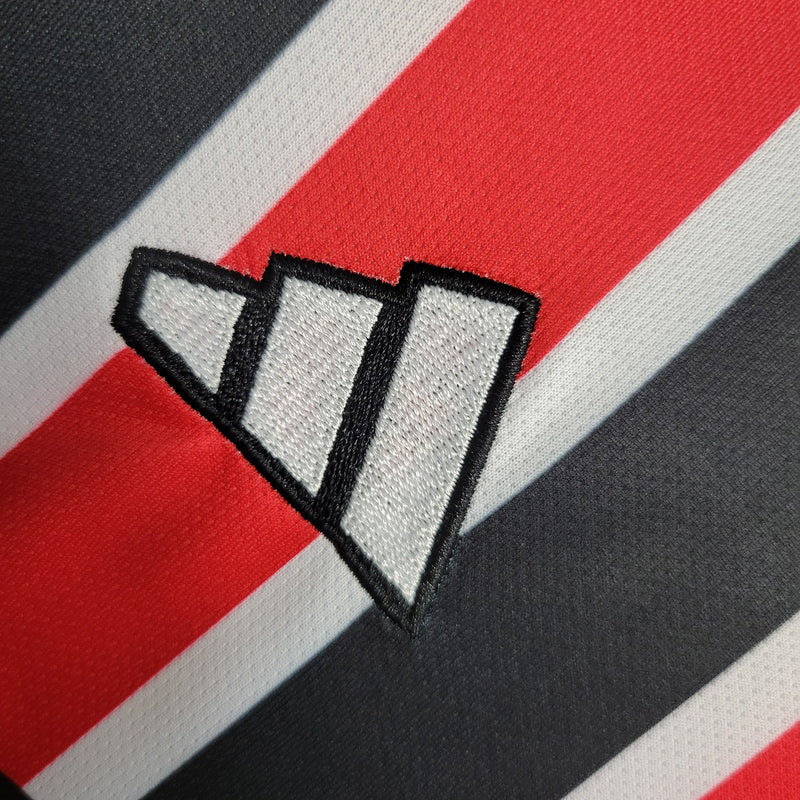 camisa infantil do são paulo listrada away 2023