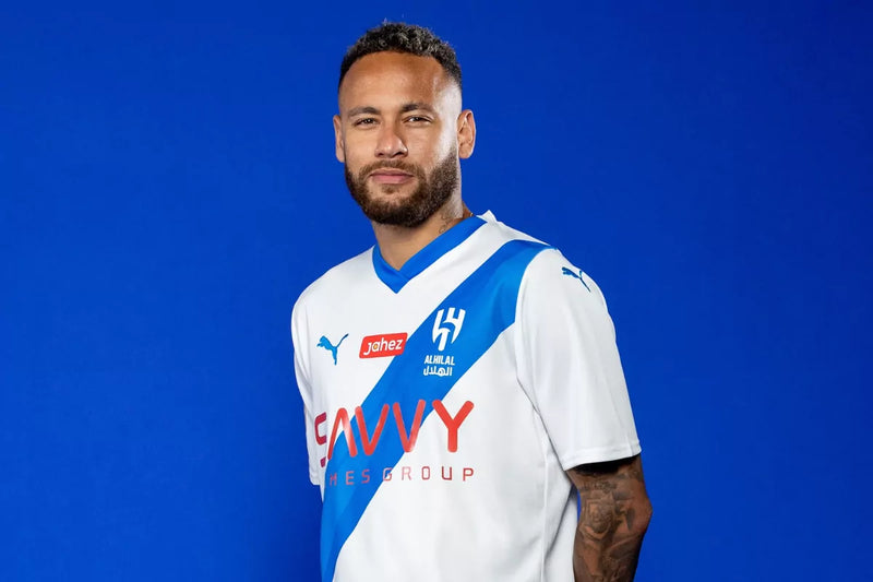 camisa do neymar al hilal branca 2023 2024