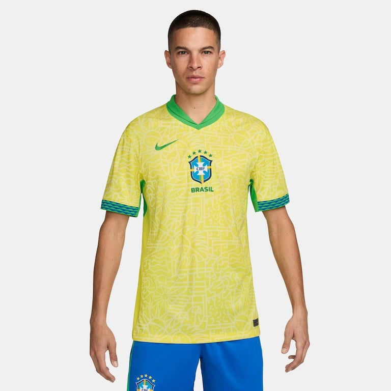 Camisa Nike Brasil Home 2024 + PERSONALIZAÇÃO GRÁTIS