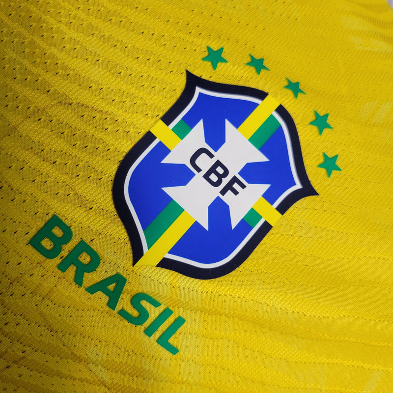 Camisa Nike Brasil Edição Especial Amarela VERSÃO JOGADOR - 2022 - Furia Imports - 01 em Artigos Esportivos