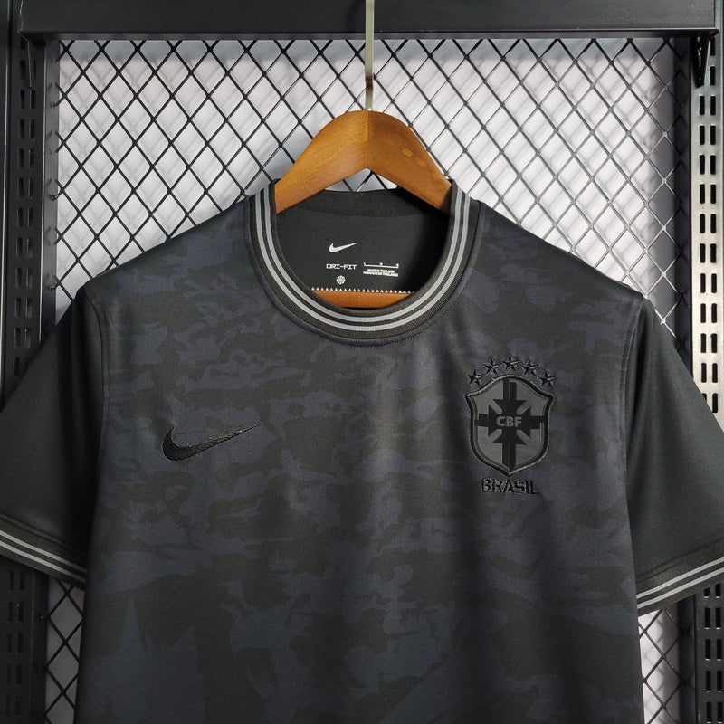 Camisa Nike Brasil Edição Especial All Black - 2022 - Furia Imports - 01 em Artigos Esportivos