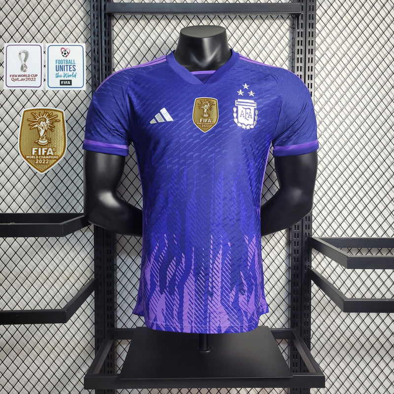 Camisa Adidas Argentina Away VERSÃO JOGADOR - 2022 - Furia Imports - 01 em Artigos Esportivos