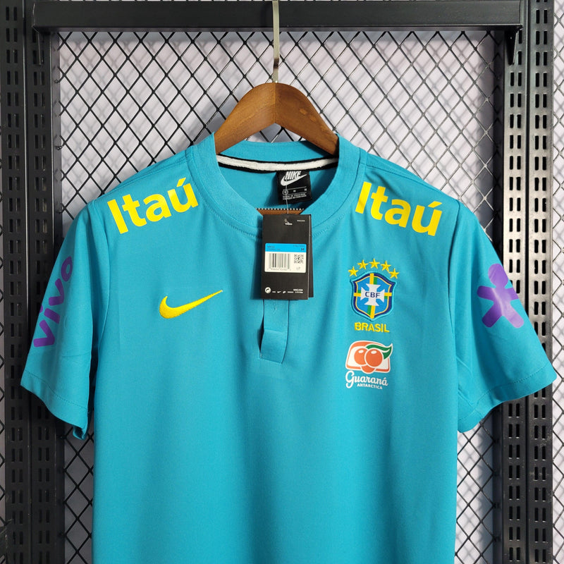 Camisa Nike Brasil Viagem Azul - 2022 - Furia Imports - 01 em Artigos Esportivos