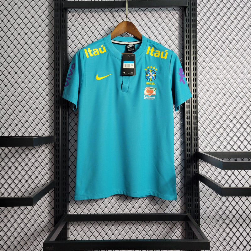 Camisa Nike Brasil Viagem Azul - 2022 - Furia Imports - 01 em Artigos Esportivos