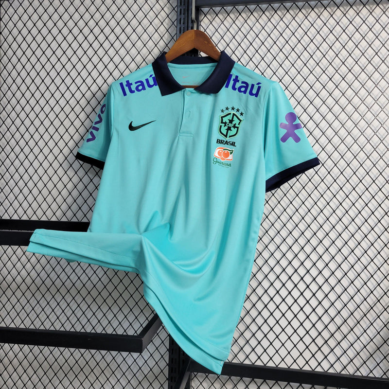 Camisa Nike Brasil Viagem Azul - 2022 - Furia Imports - 01 em Artigos Esportivos