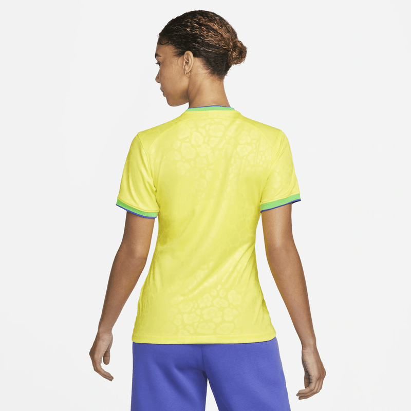 camisa feminina do brasil amarela home seleção brasileira 2022 kit