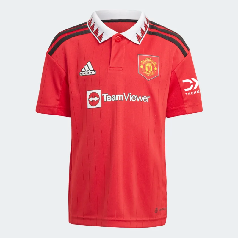 Kit Adidas Manchester United I - 2022 - Furia Imports - 01 em Artigos Esportivos