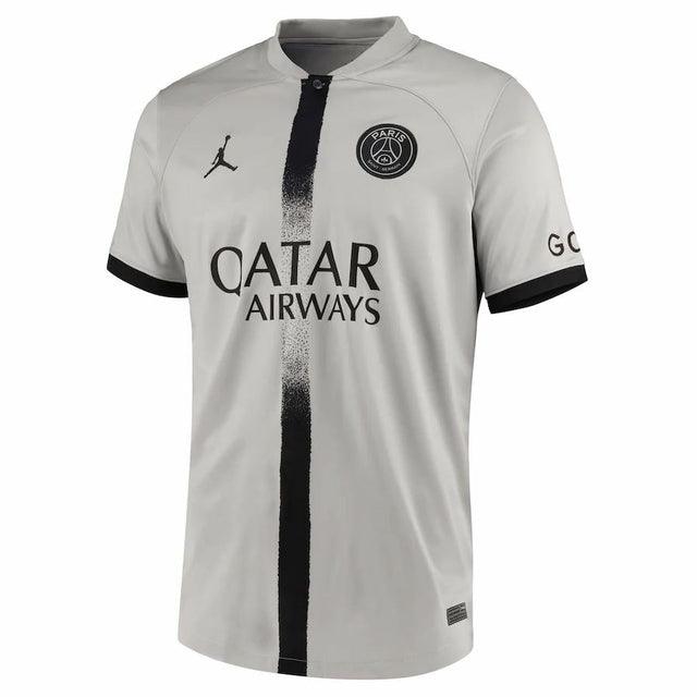 camisa psg away cinza neymar messi paris saint germain 2022 2023