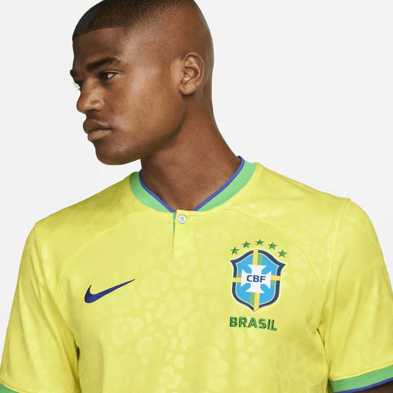 camisa titular da seleção brasileira 2022 nike home